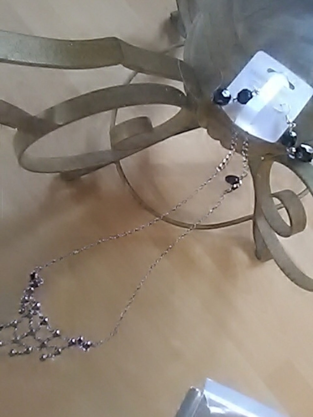 Claire's Black Beaded Y-Style Necklace